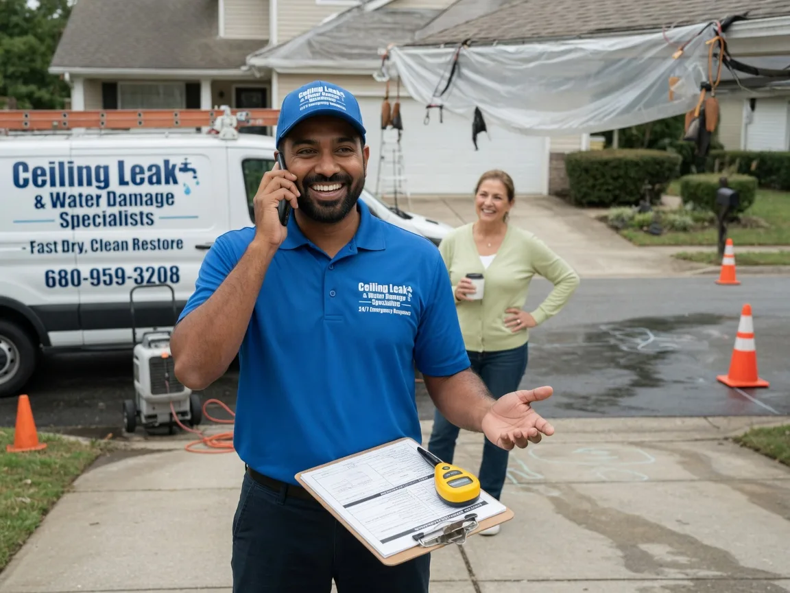 Ceiling Leak Cleanup Smithwick, SD FAQs